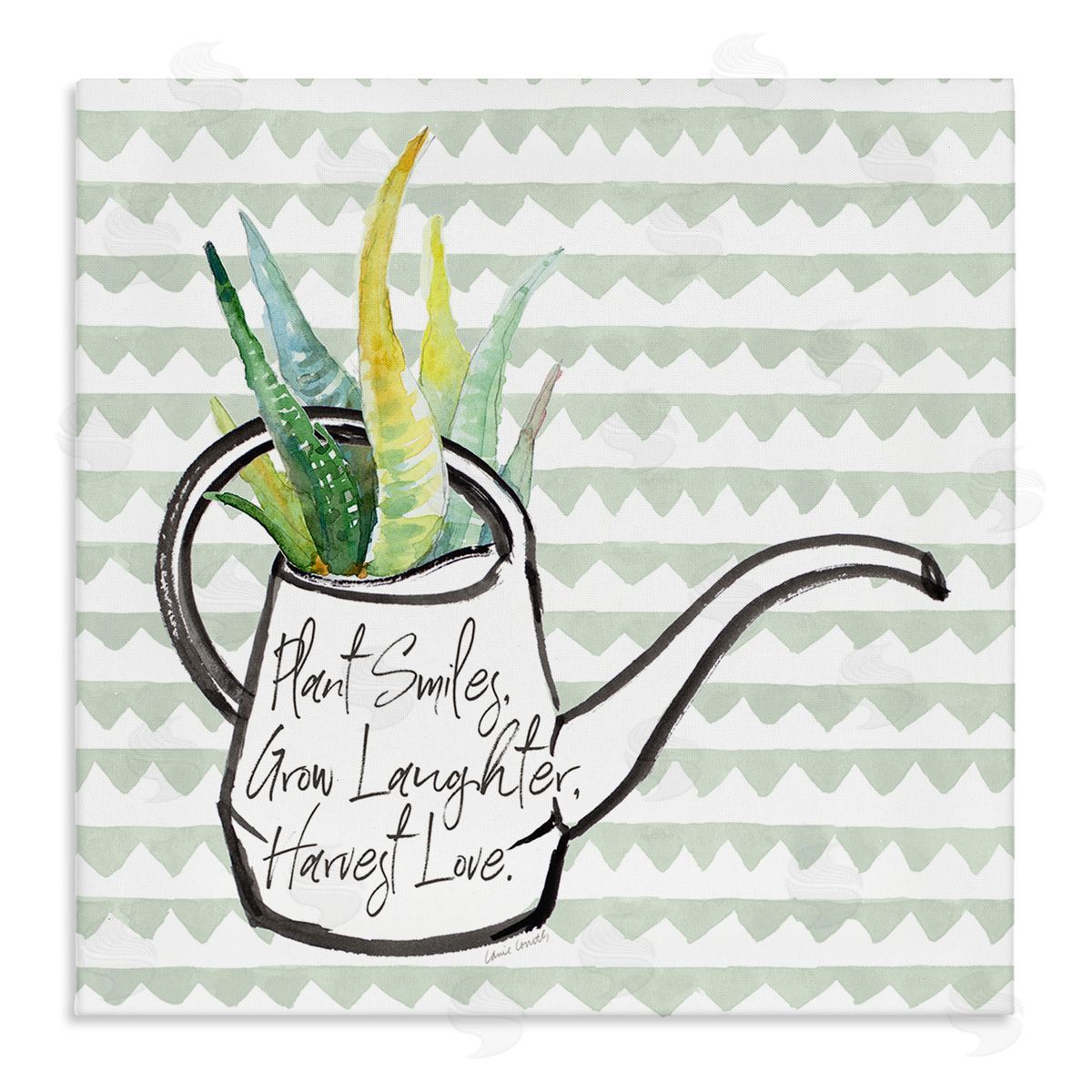 Lanie Loreth Uplifting Gardening Quote Stretched Canvas Wall Art Print