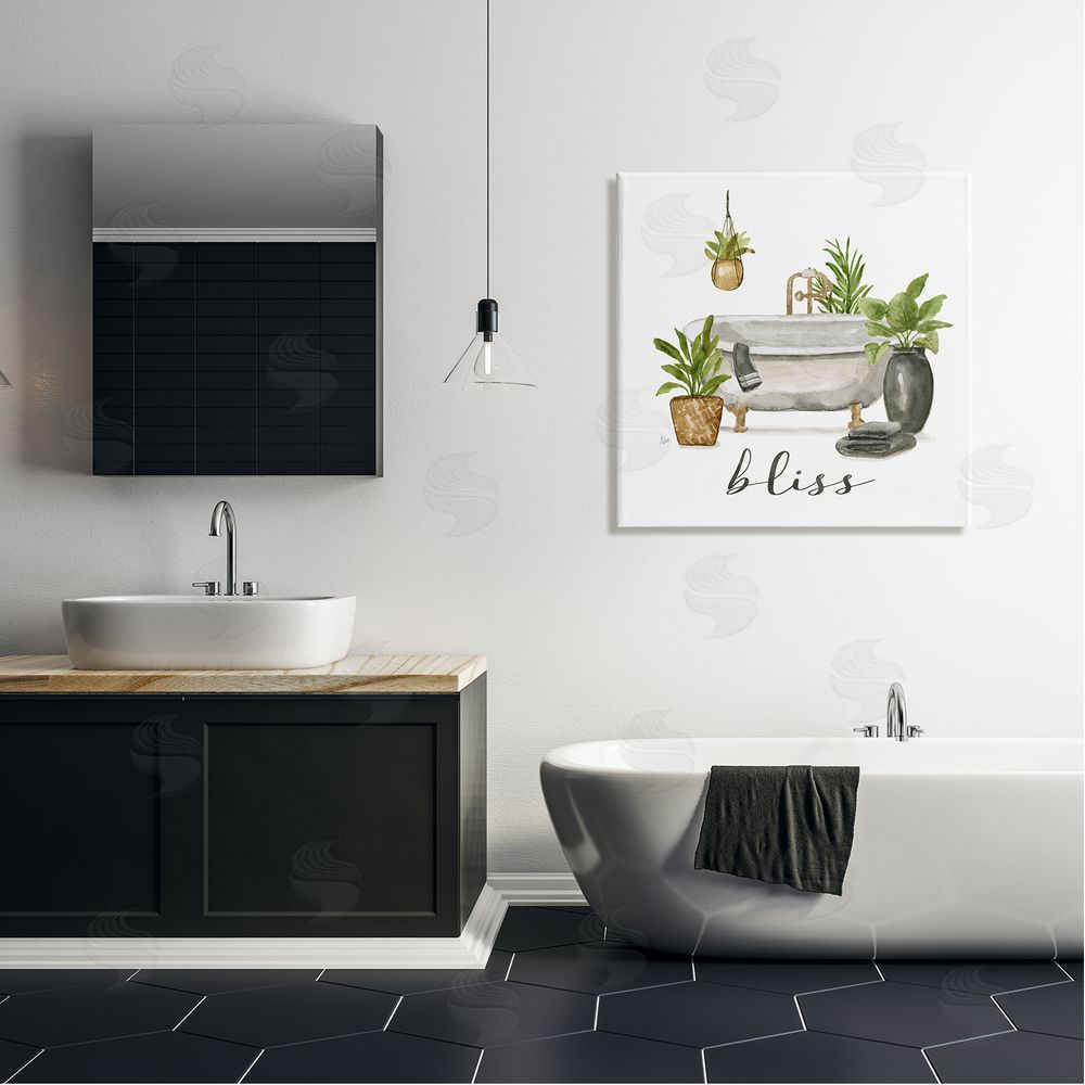 Nan Bliss Various Potted Plants Canvas Wall Art in Room
