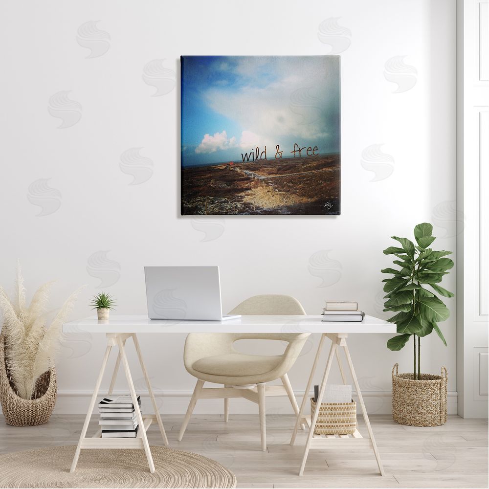 K. Kaufman Wild & Free Rural Landscape Canvas Wall Art in Room