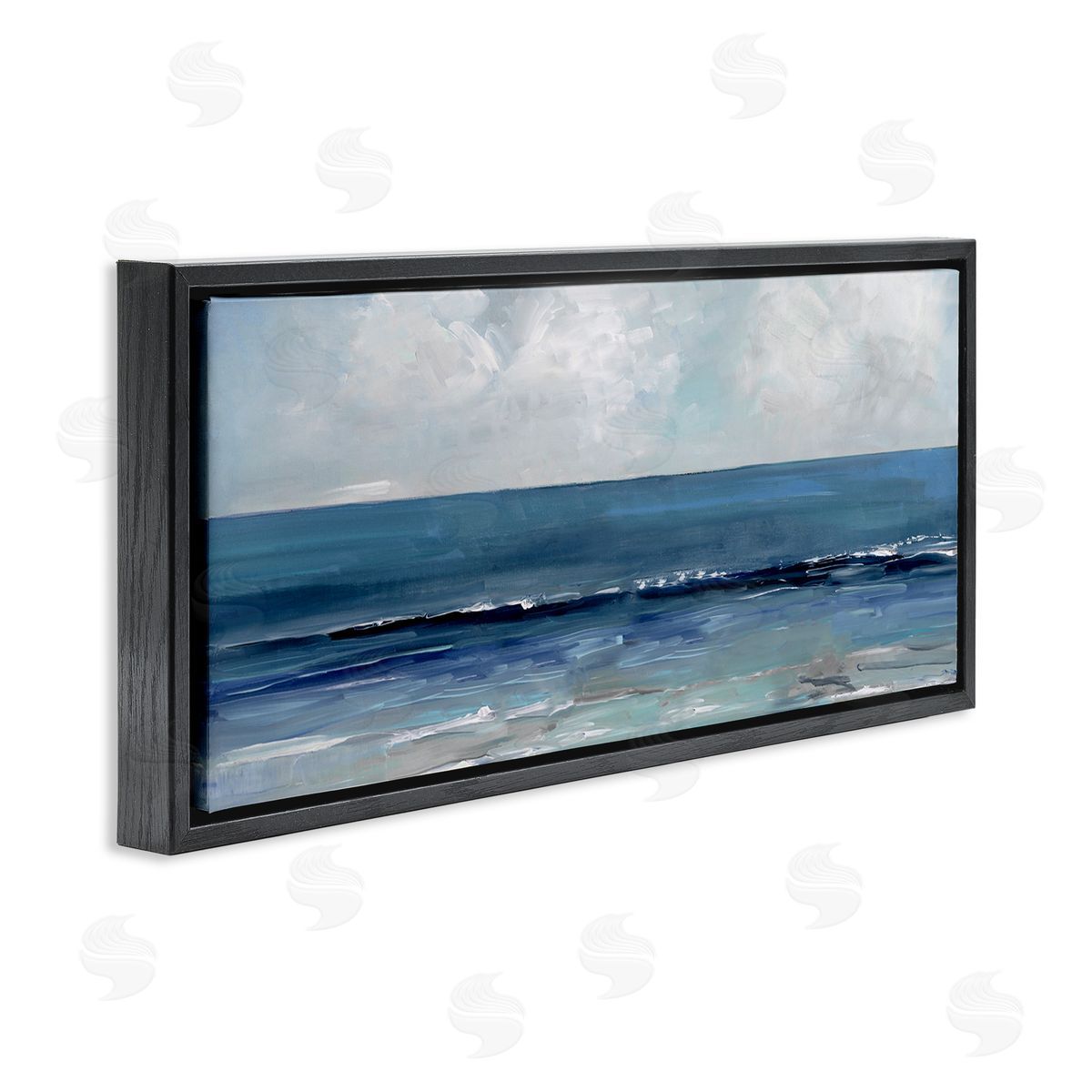 Sally Swatland Cloudy Ocean Waves Horizon 