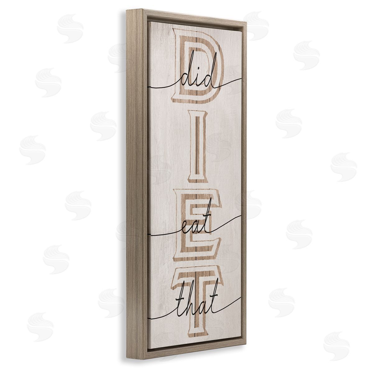 Stupell Studio Diet Did I Eat That Phrase