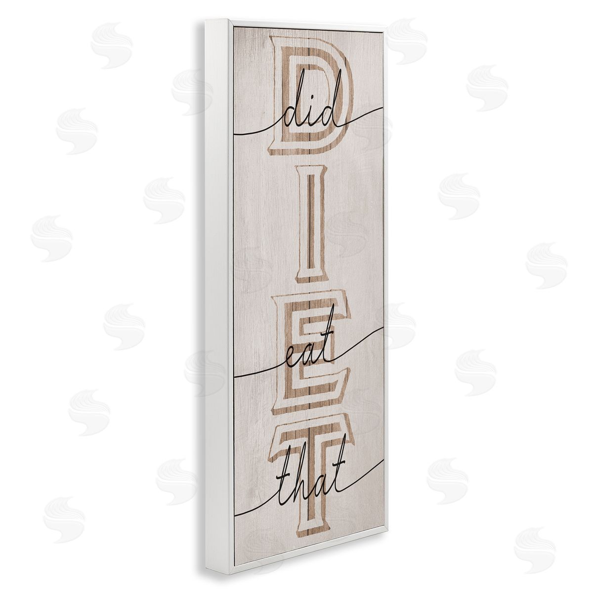 Stupell Studio Diet Did I Eat That Phrase