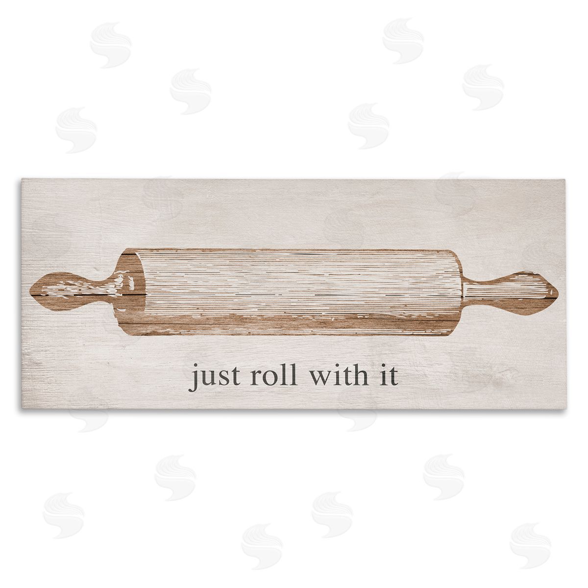 Stupell Studio Just Roll With It Phrase