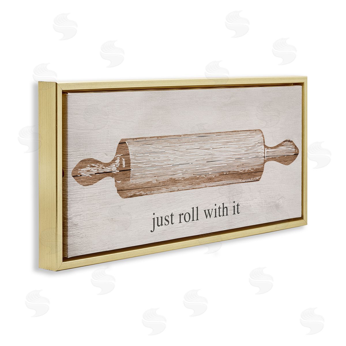 Stupell Studio Just Roll With It Phrase