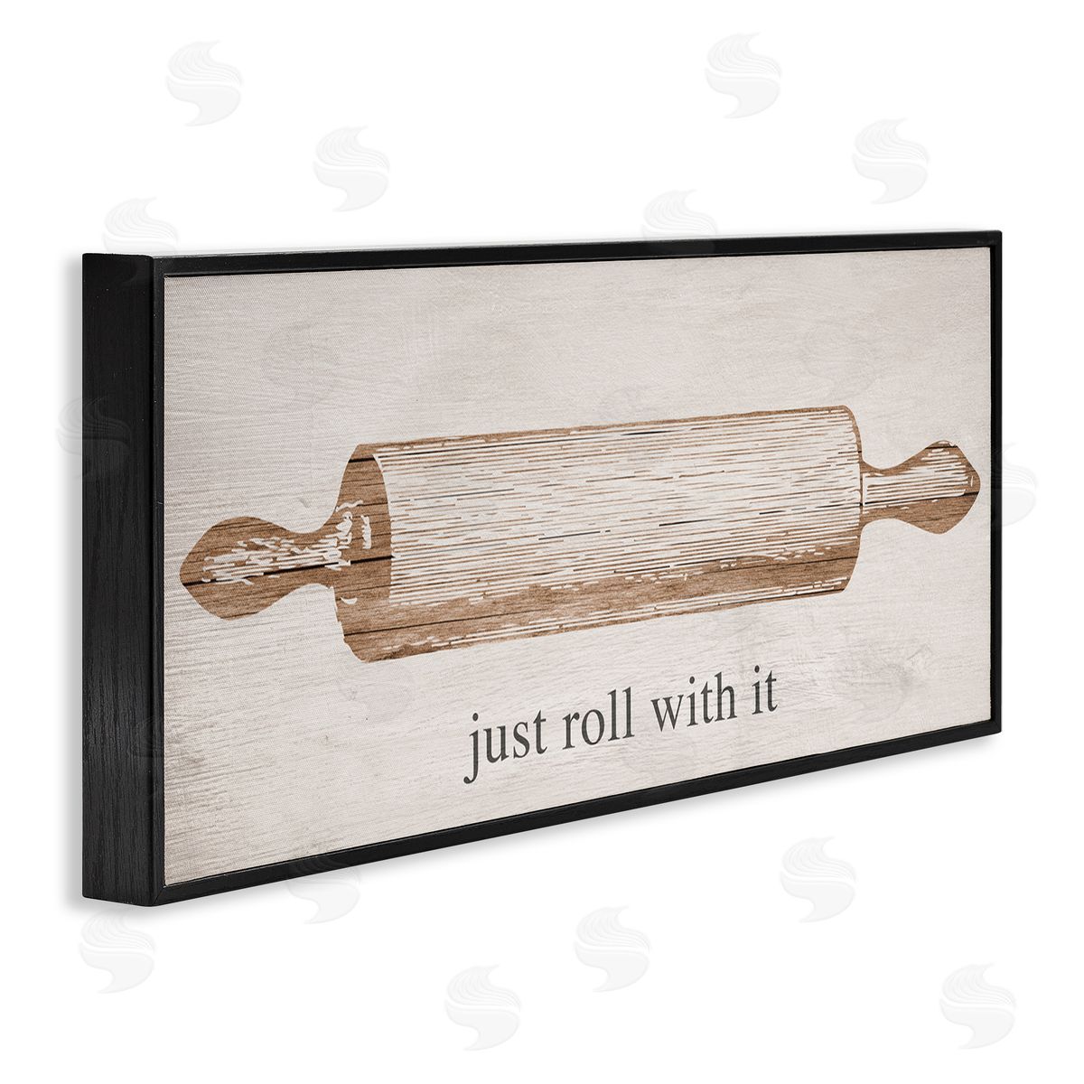 Stupell Studio Just Roll With It Phrase