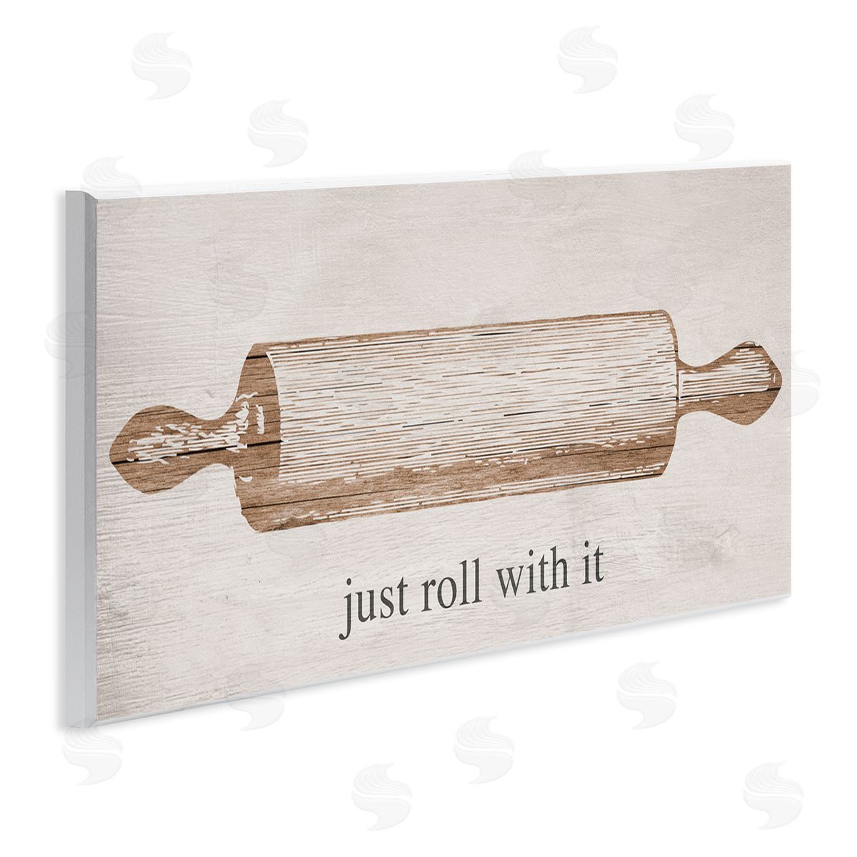Stupell Studio Just Roll With It Phrase