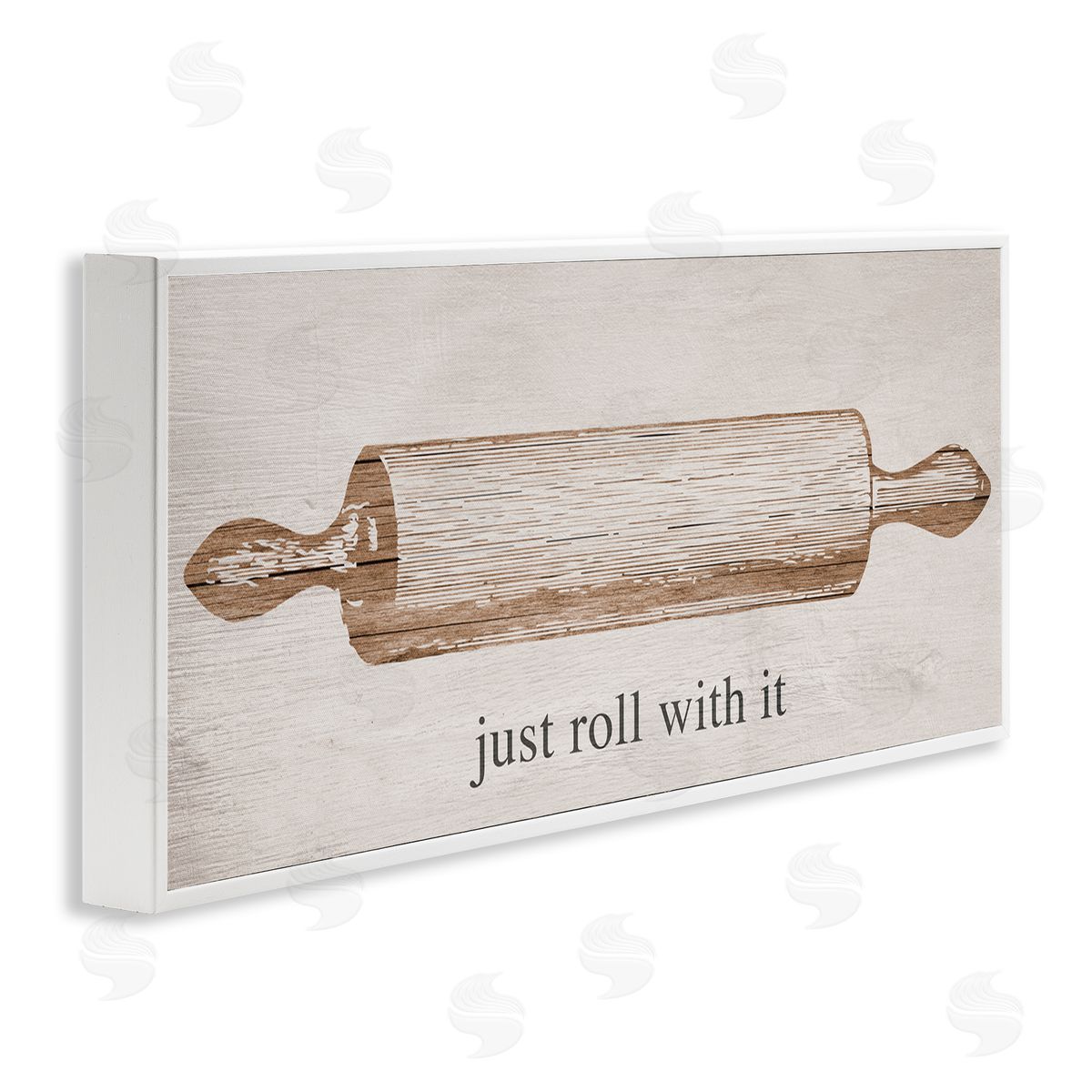 Stupell Studio Just Roll With It Phrase