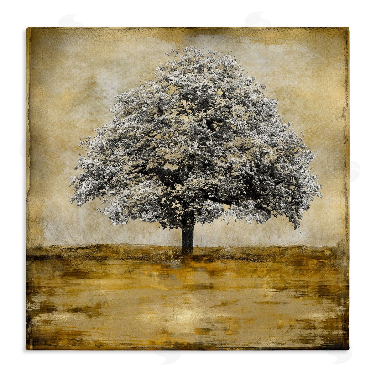 Eric Turner Vintage Style Tree Portrait Stretched Canvas Wall Art Print