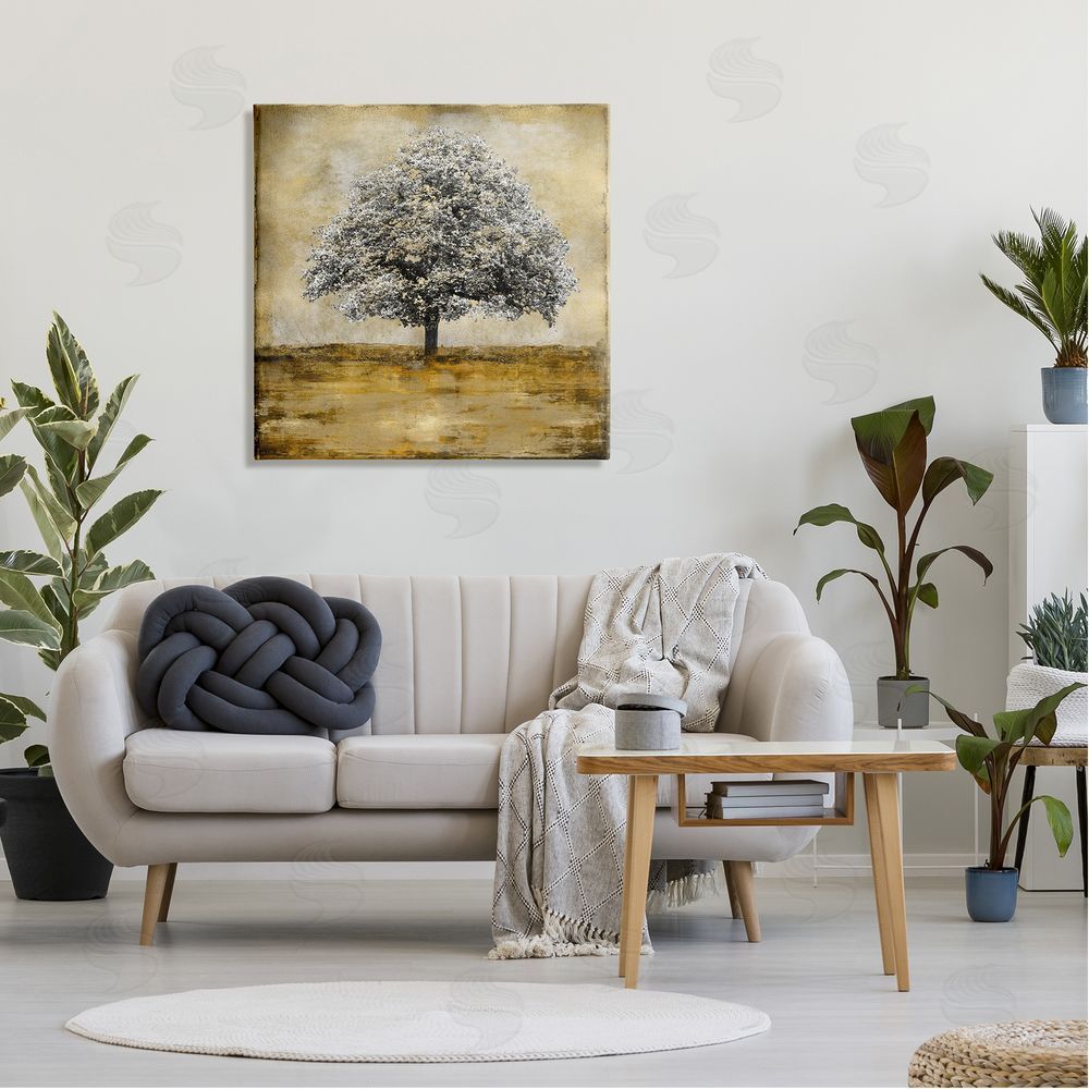 Eric Turner Vintage Style Tree Portrait Canvas Wall Art in Room
