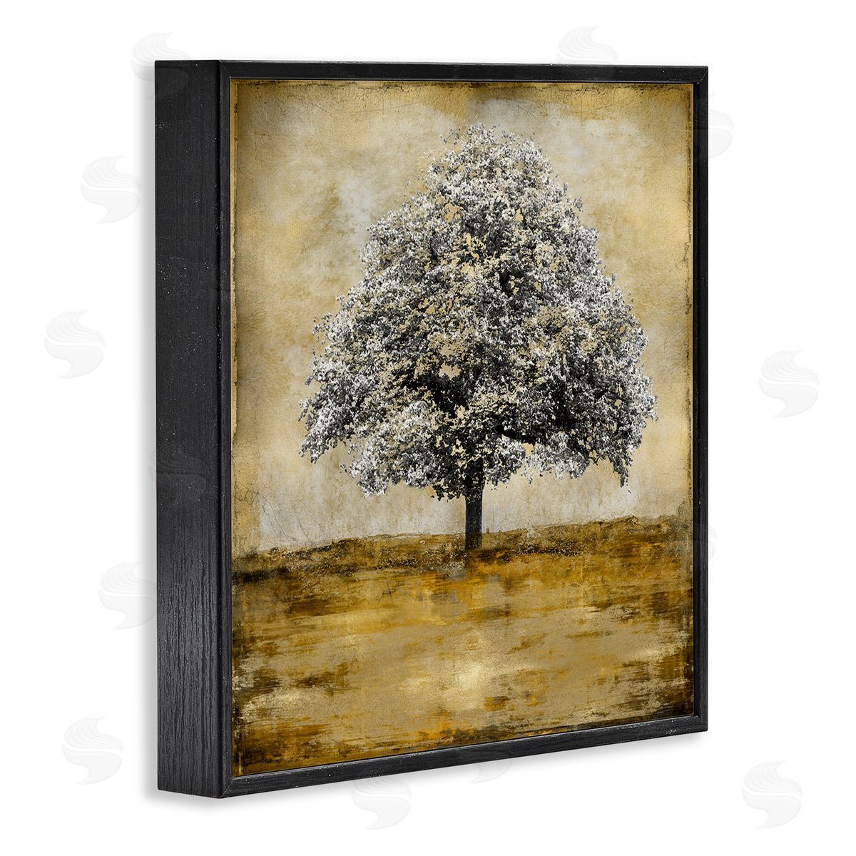 Eric Turner Vintage Style Tree Portrait Black Framed Glicee Wall Art Print