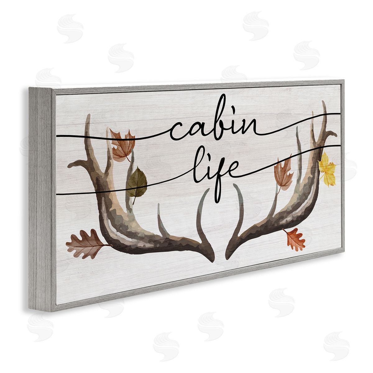 Stupell Studio Cabin Life Autumn Antlers