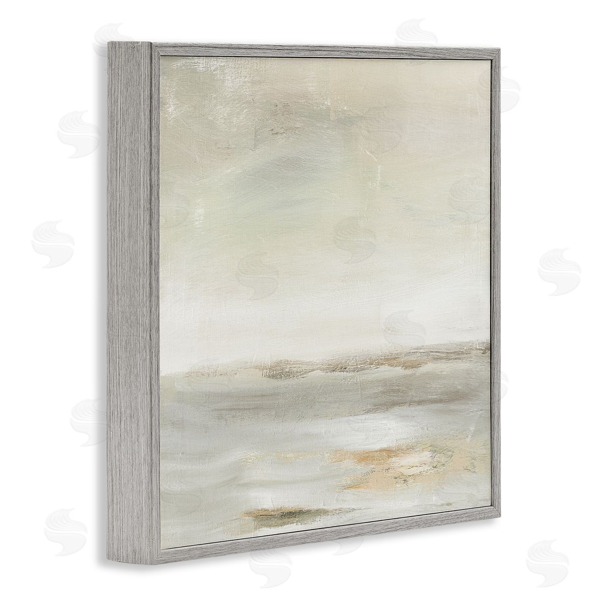 Judith Shapiro Beige Abstract Landscape Scene Gray Framed Glicee Wall Art Print