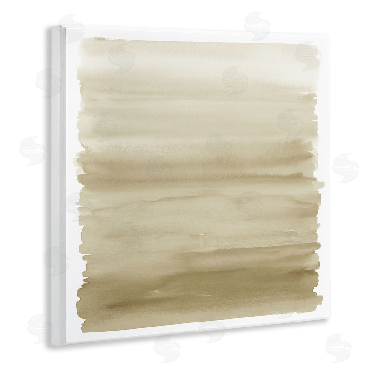 Allie Corbin Modern Ochre Gradient  Wooden Wall Plaque Art Print