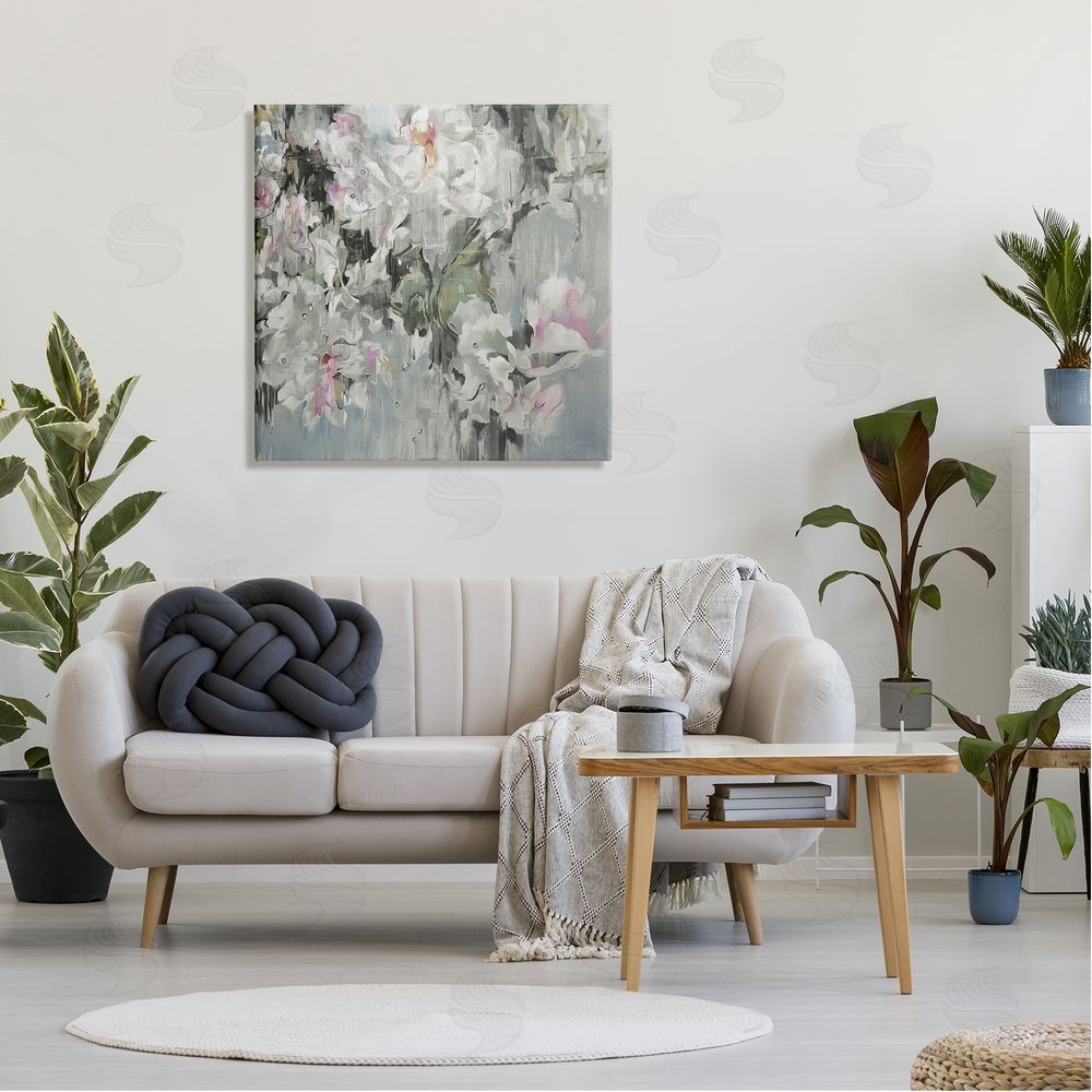 Liz Jardine Floral Rain Drip Arrangement Canvas Wall Art in Room