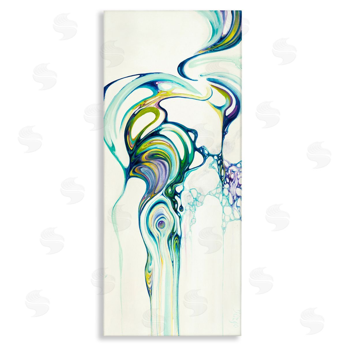 Dina D'Argo Abstract Swirl Composition