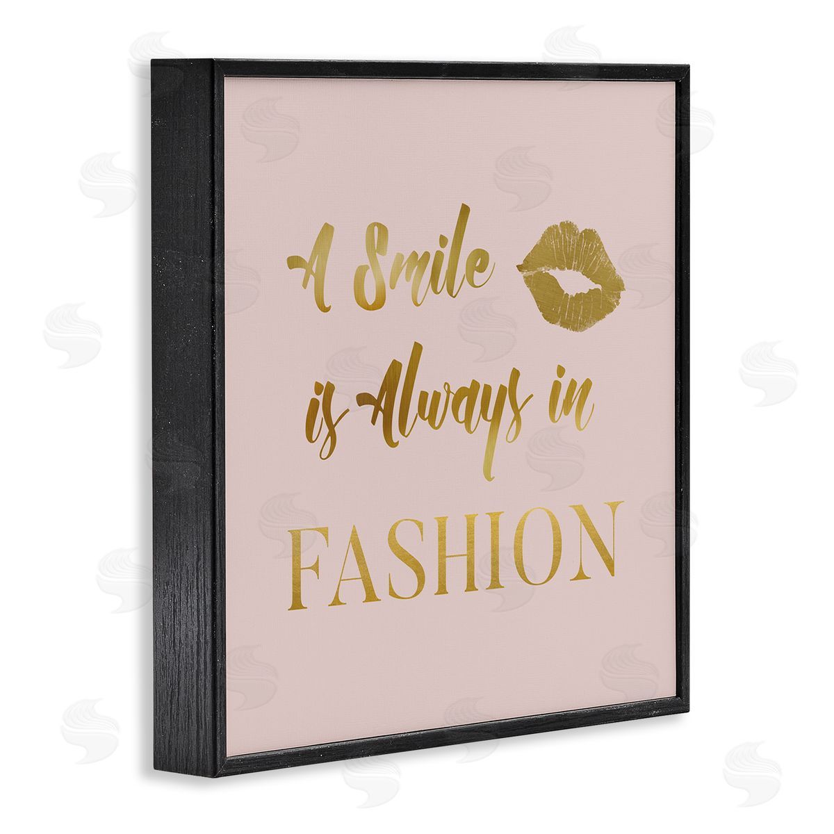 Carol Robinson Smile Always In Fashion Glam Black Framed Glicee Wall Art Print