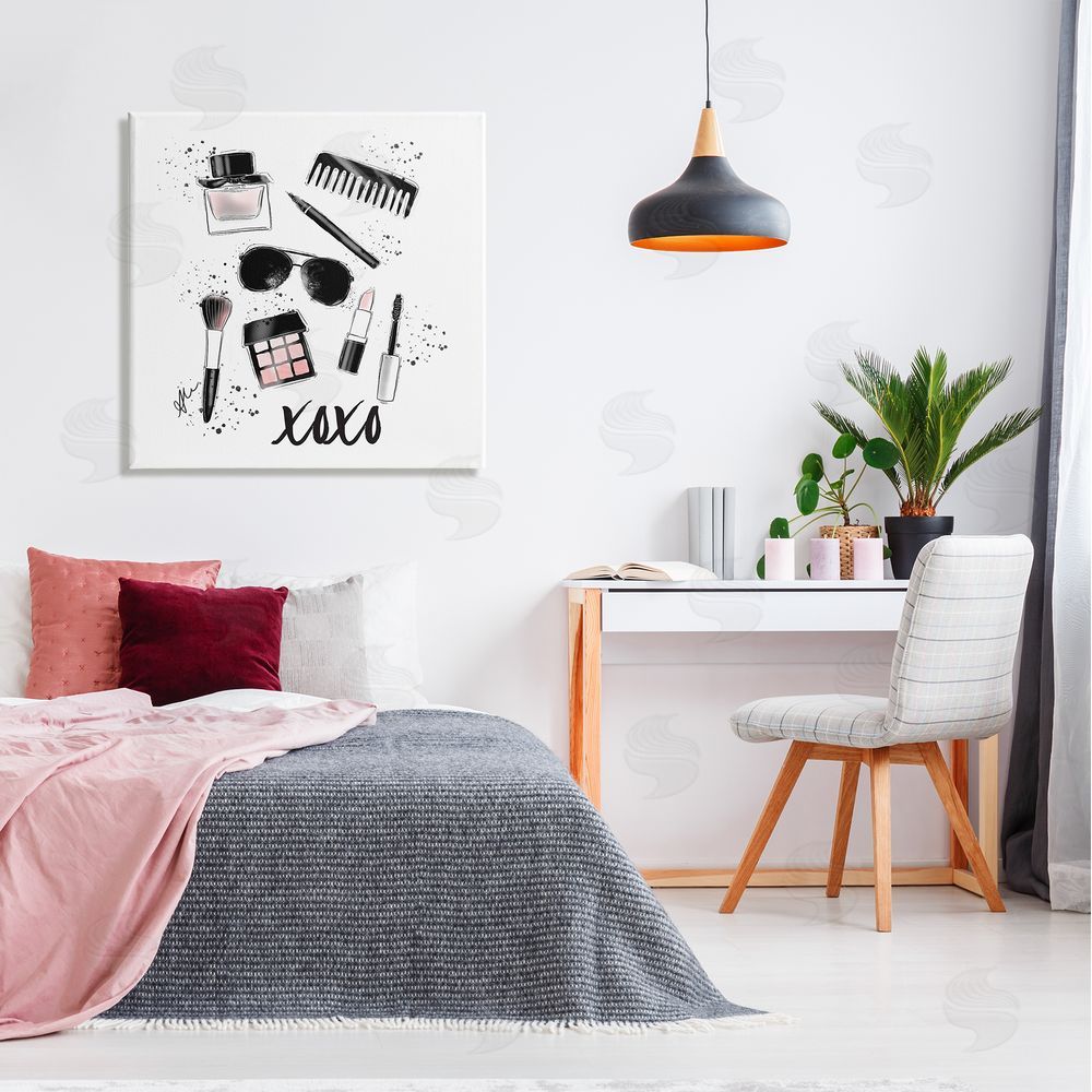 Alison Petrie XOXO Glam Cosmetics Makeup  Canvas Wall Art in Room