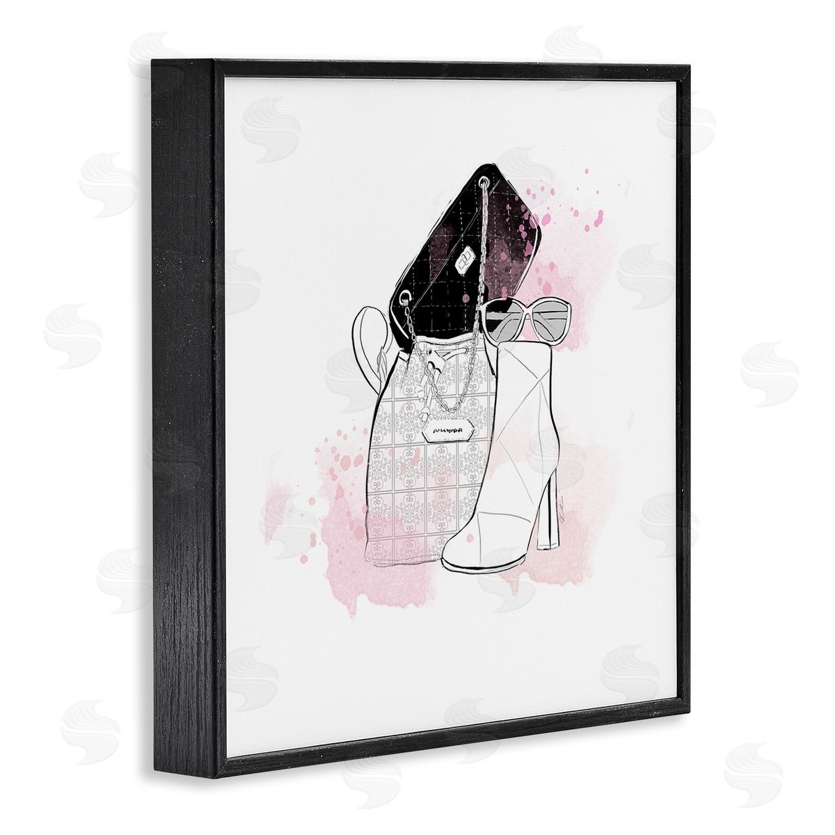 Alison Petrie Stylish Glam Fashion Purses Black Framed Glicee Wall Art Print