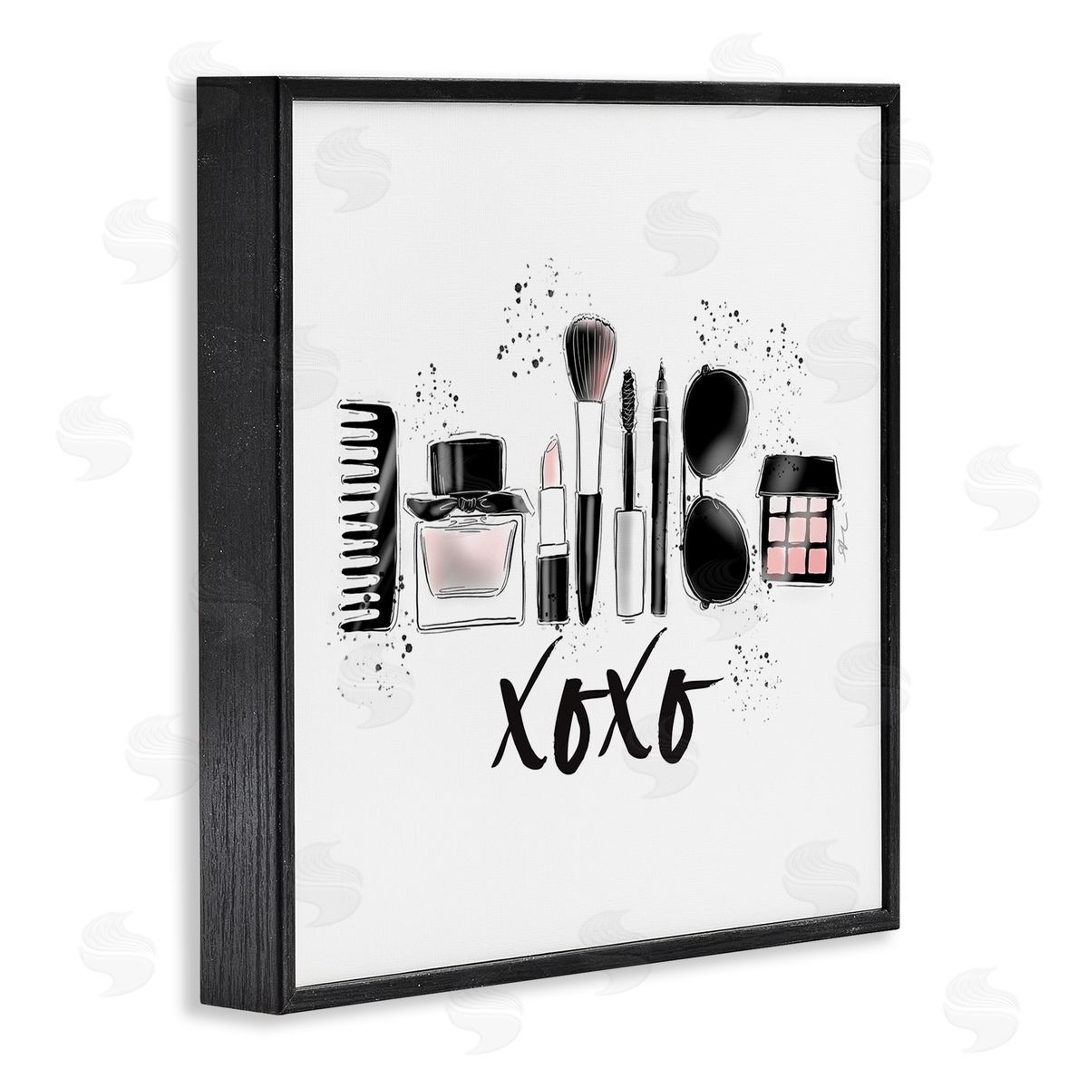 Alison Petrie Xoxo Various Glam Makeup  Black Framed Glicee Wall Art Print