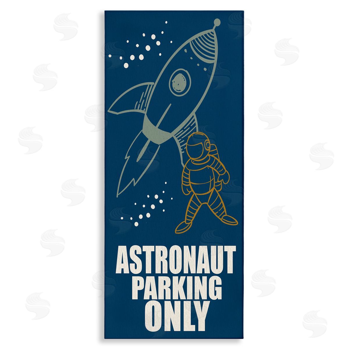 Kim Allen Astronaut Parking Only Rocket