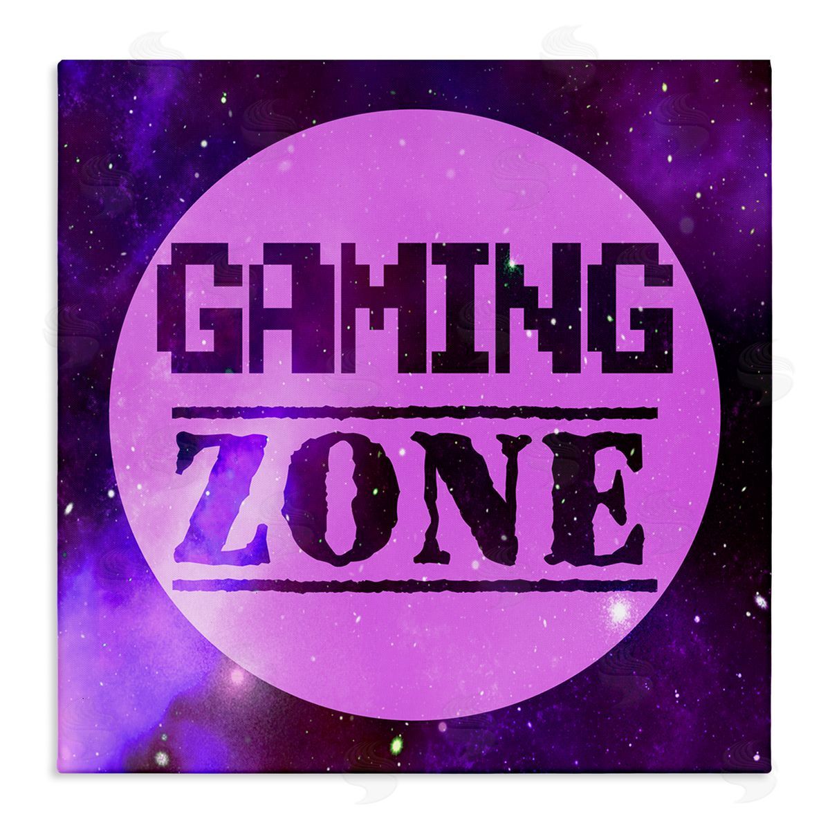 Marcus Prime Gaming Zone Night Sky Stretched Canvas Wall Art Print