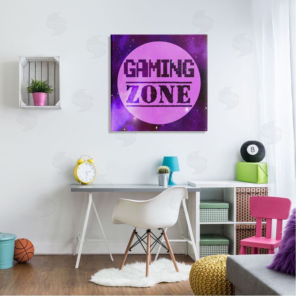 Marcus Prime Gaming Zone Night Sky Canvas Wall Art in Room