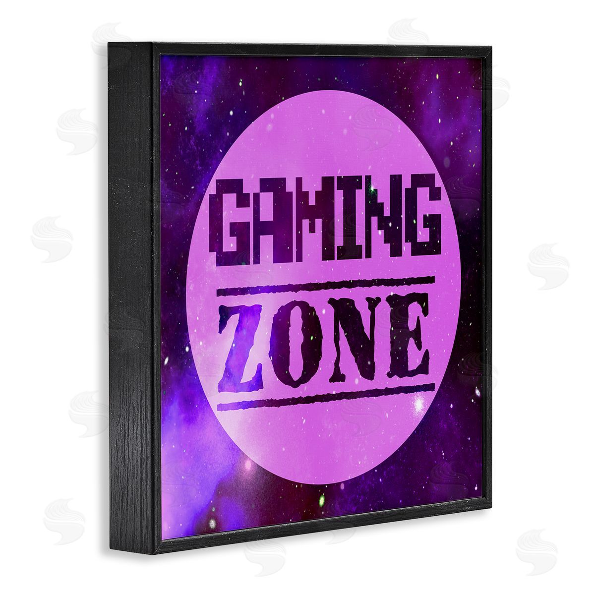 Marcus Prime Gaming Zone Night Sky Black Framed Glicee Wall Art Print