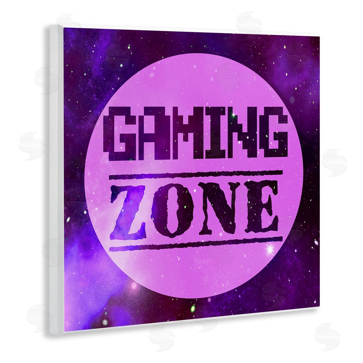 Marcus Prime Gaming Zone Night Sky Wooden Wall Plaque Art Print
