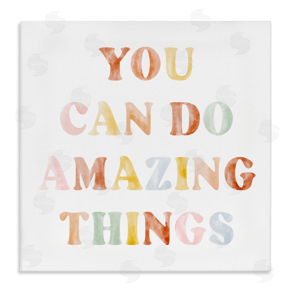 Stupell Studio You Can Do Amazing Things Stretched Canvas Wall Art Print