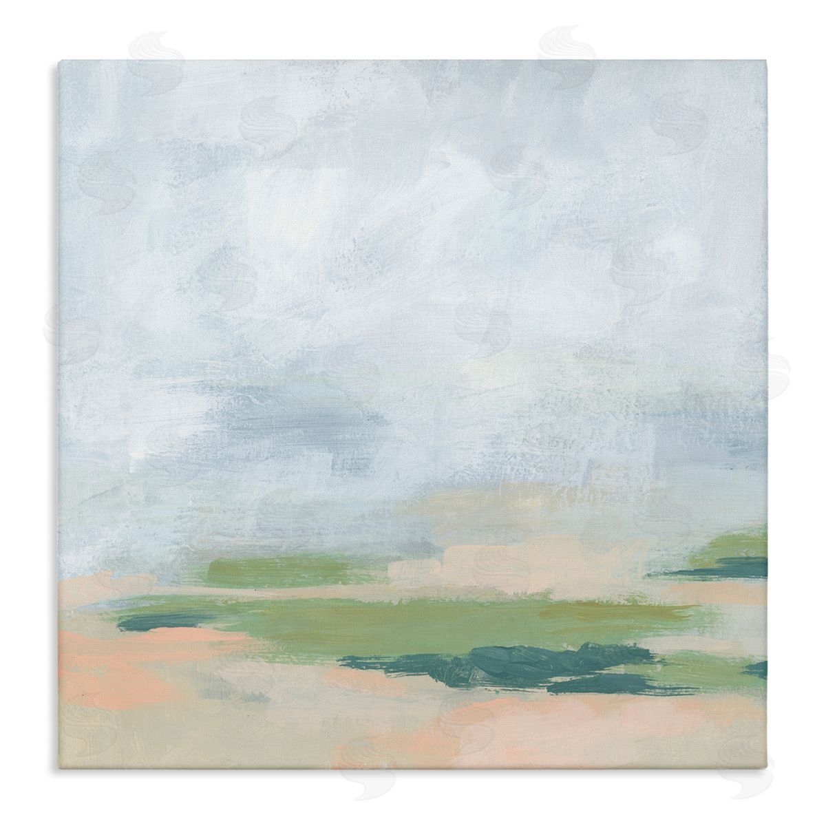June Erica Vess Contemporary Landscape Abstract  Stretched Canvas Wall Art Print