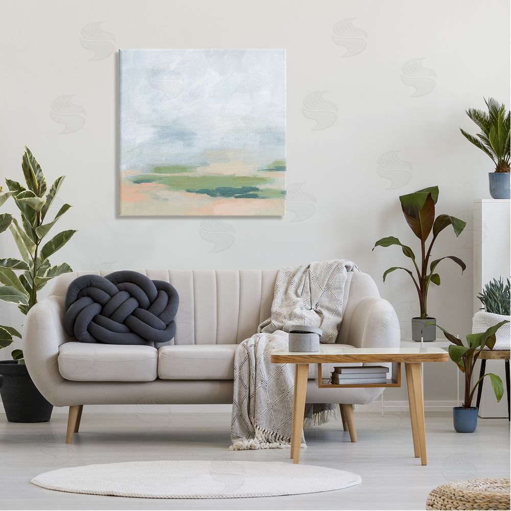 June Erica Vess Contemporary Landscape Abstract  Canvas Wall Art in Room