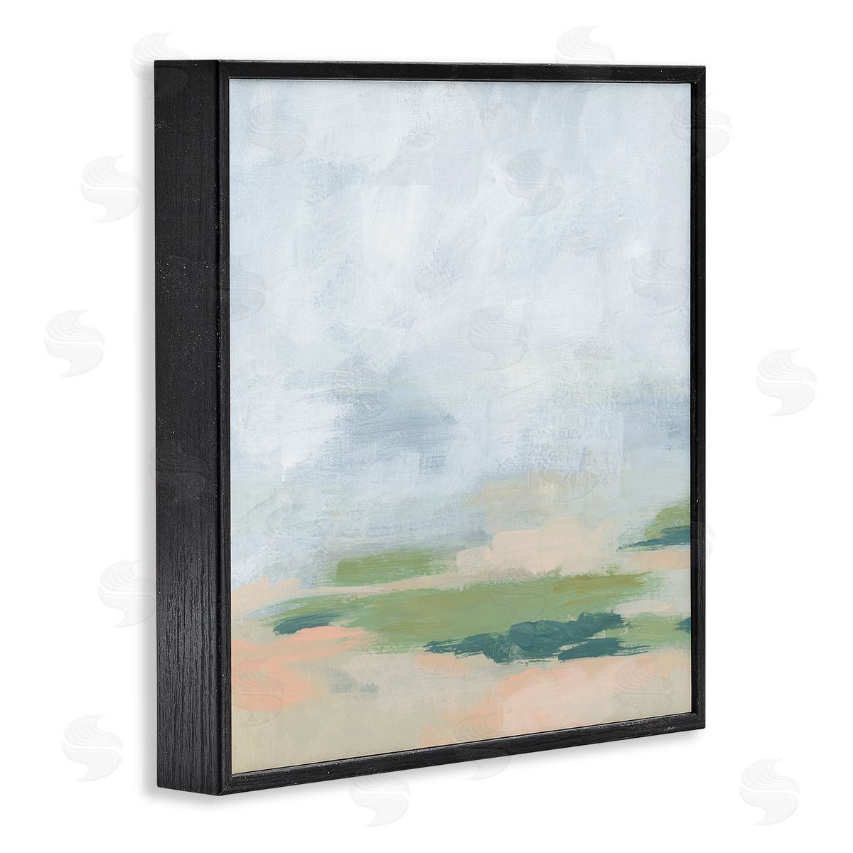 June Erica Vess Contemporary Landscape Abstract  Black Framed Glicee Wall Art Print