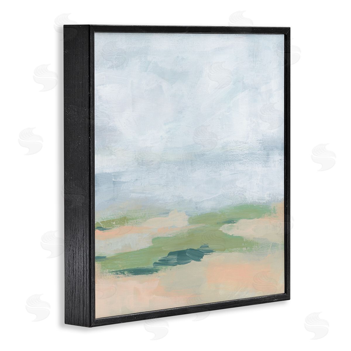 Abstract Landscape Scenery Black Frame Print Wall Art, Home Decor by June Erica Vess