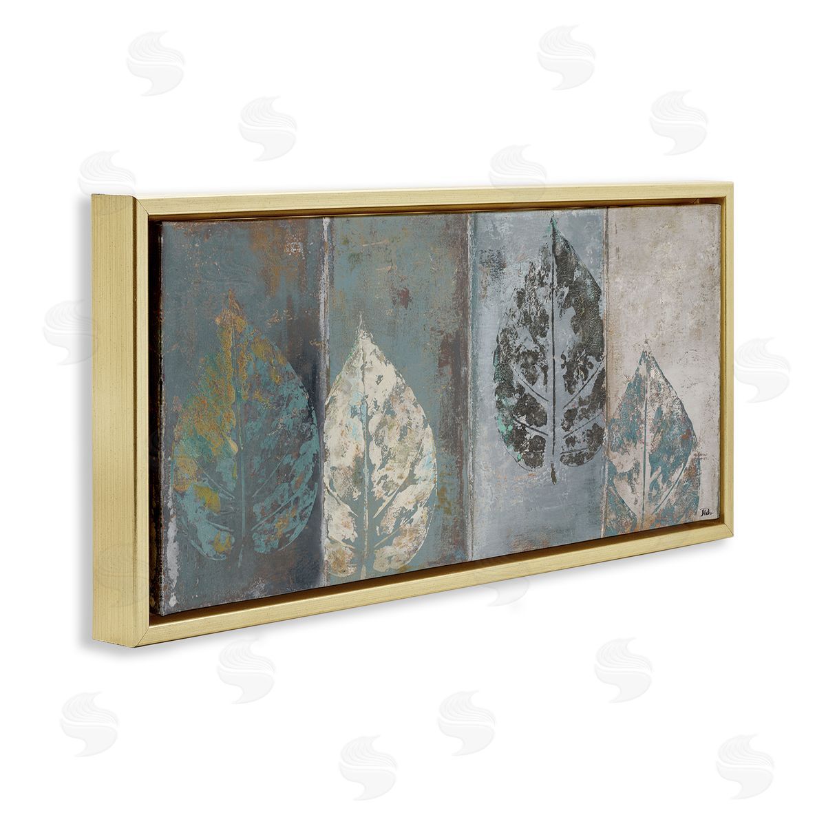 Patricia Pinto Rustic Weathered Leaf Motif 