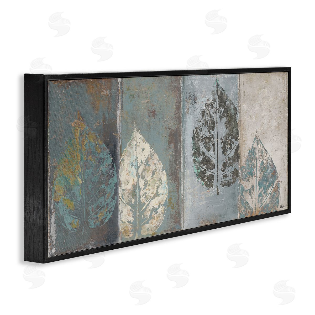 Patricia Pinto Rustic Weathered Leaf Motif 