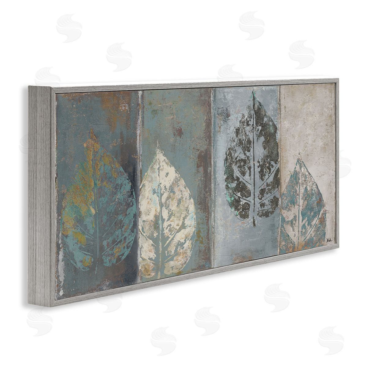 Patricia Pinto Rustic Weathered Leaf Motif 