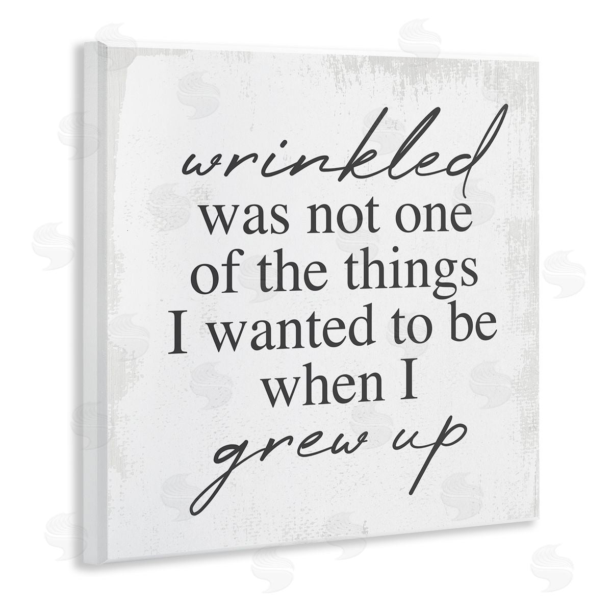 Sassy Wrinkled Aging Phrase Wood Plaque Wall Art, Home Decor by Stupell Studio