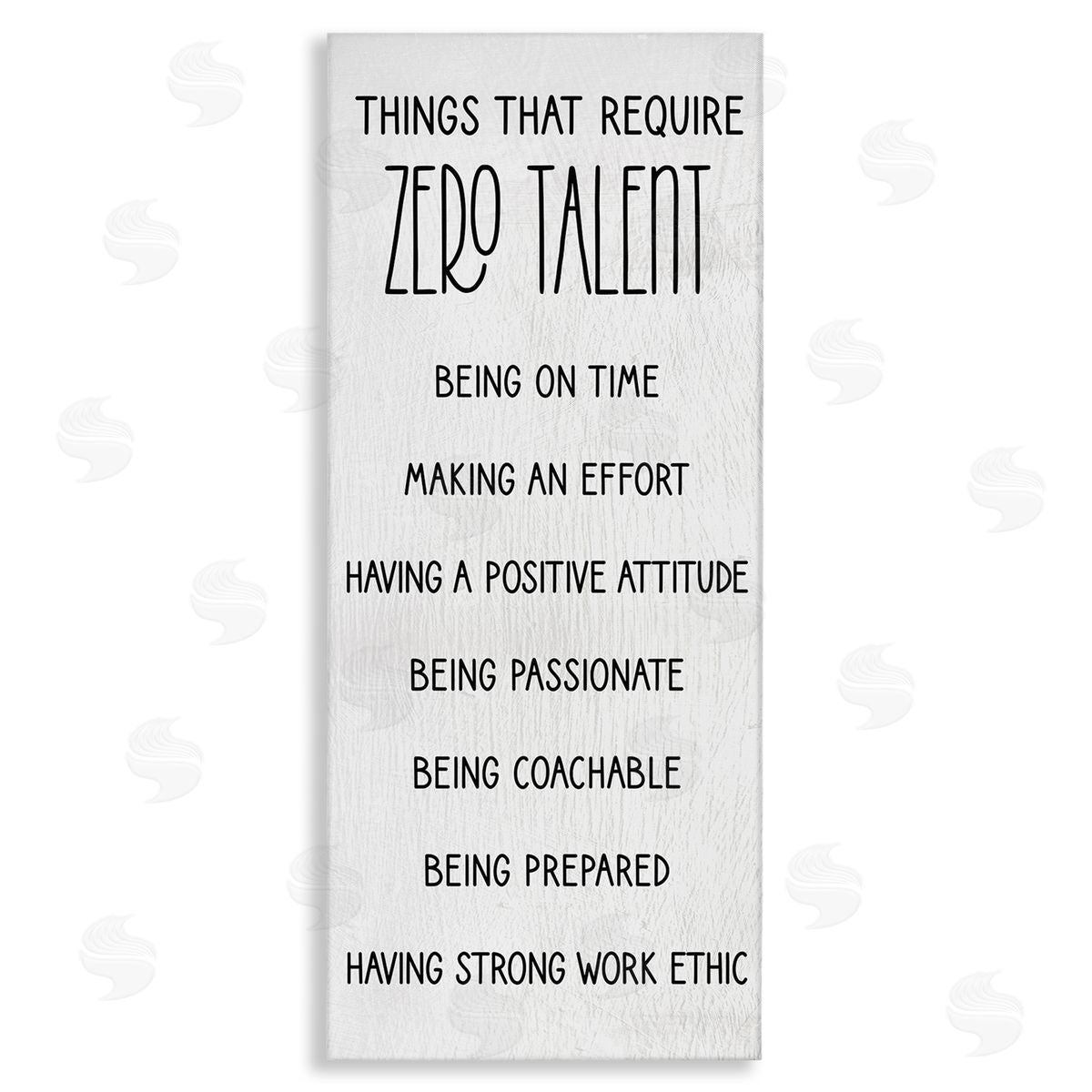 Stupell Studio Things That Require Zero Talent List