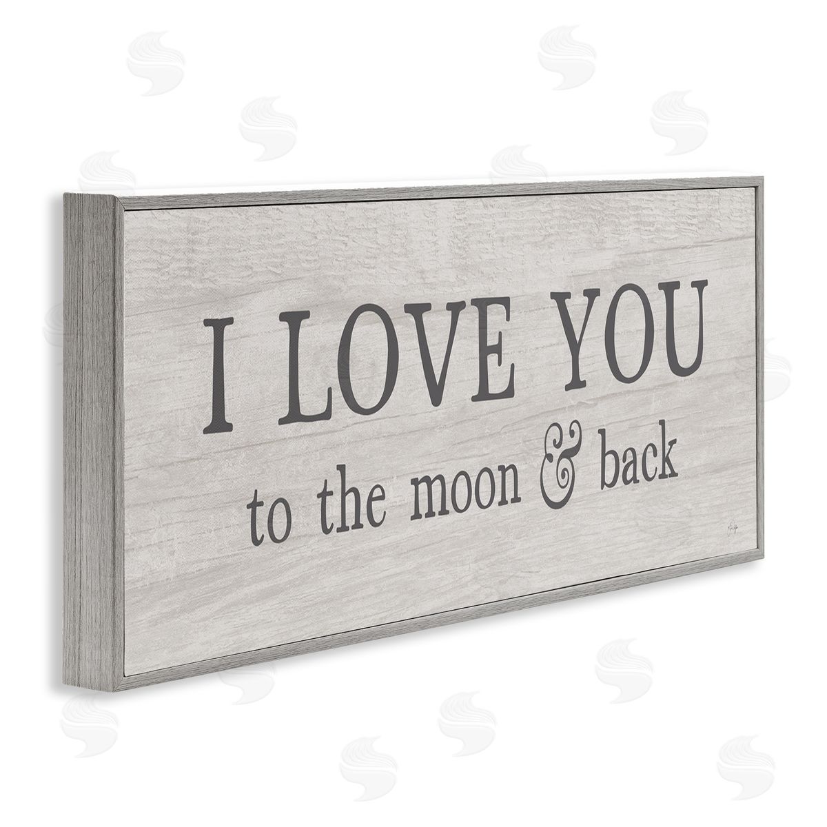 Yass Naffas Designs Love You To Moon & Back Phrase