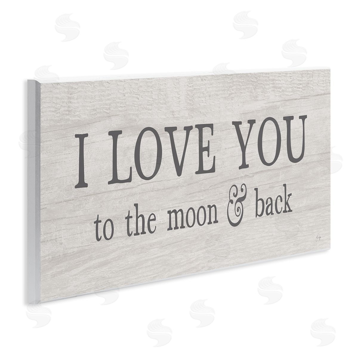 Yass Naffas Designs Love You To Moon & Back Phrase