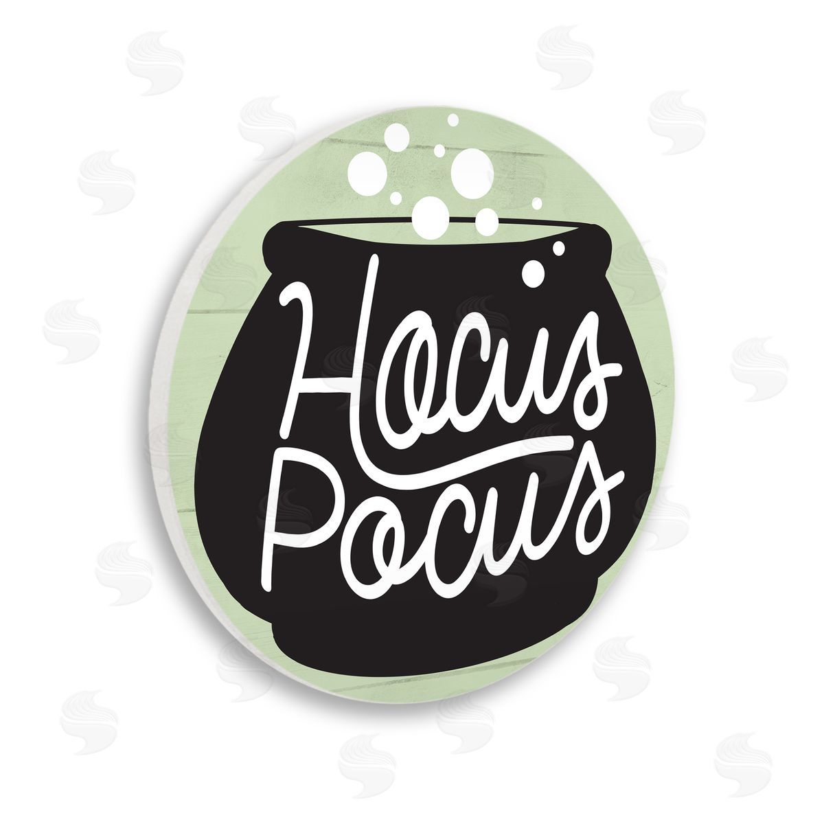 Stupell Studio Hocus Pocus Bubbling Cauldron Wooden Wall Plaque Art Print