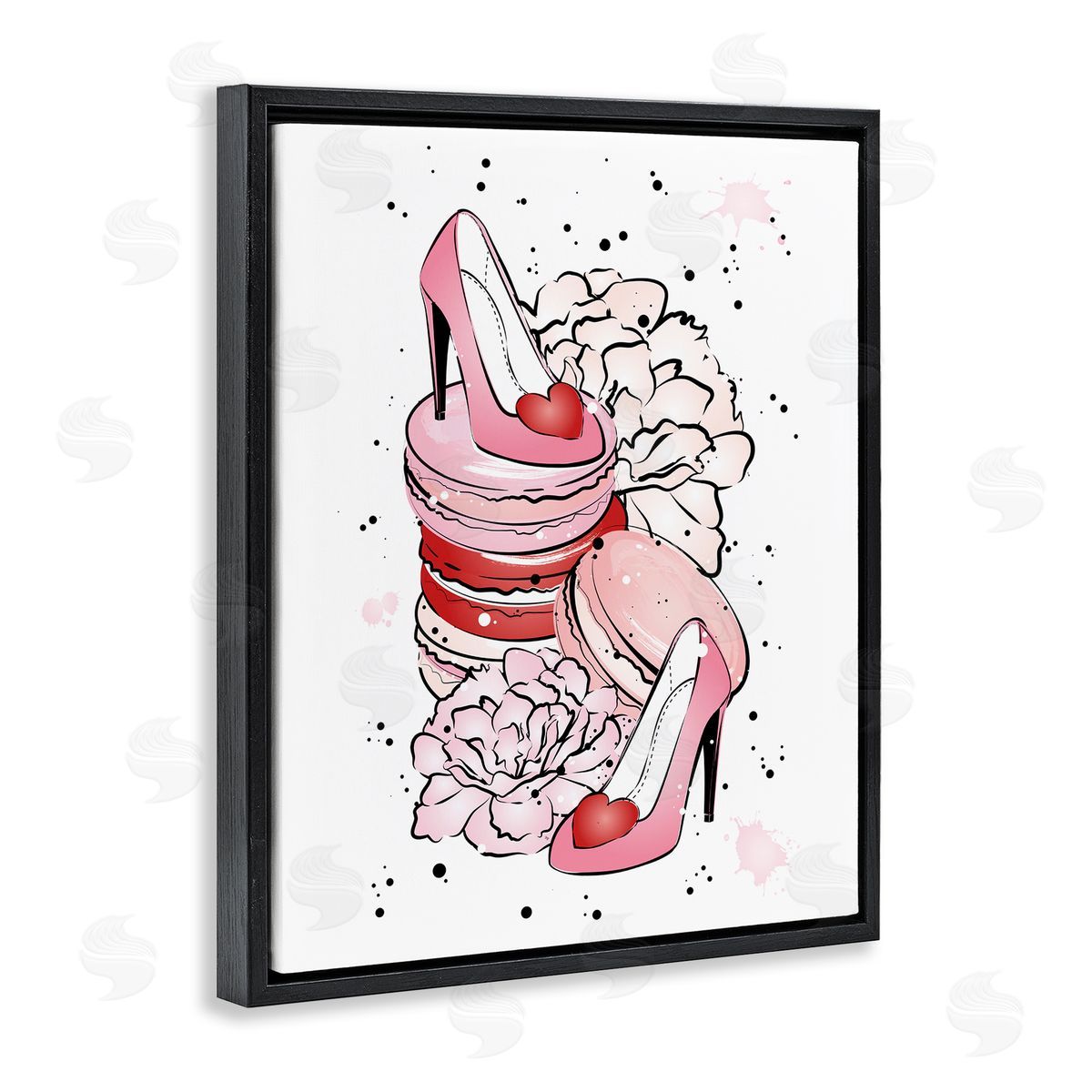 Martina Pavlova Pink Glam Heart Heels Macarons