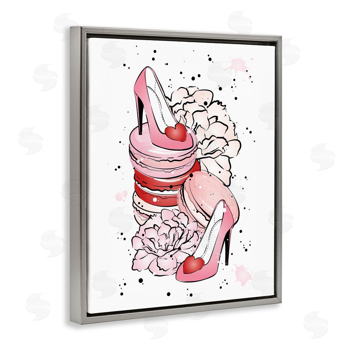Martina Pavlova Pink Glam Heart Heels Macarons