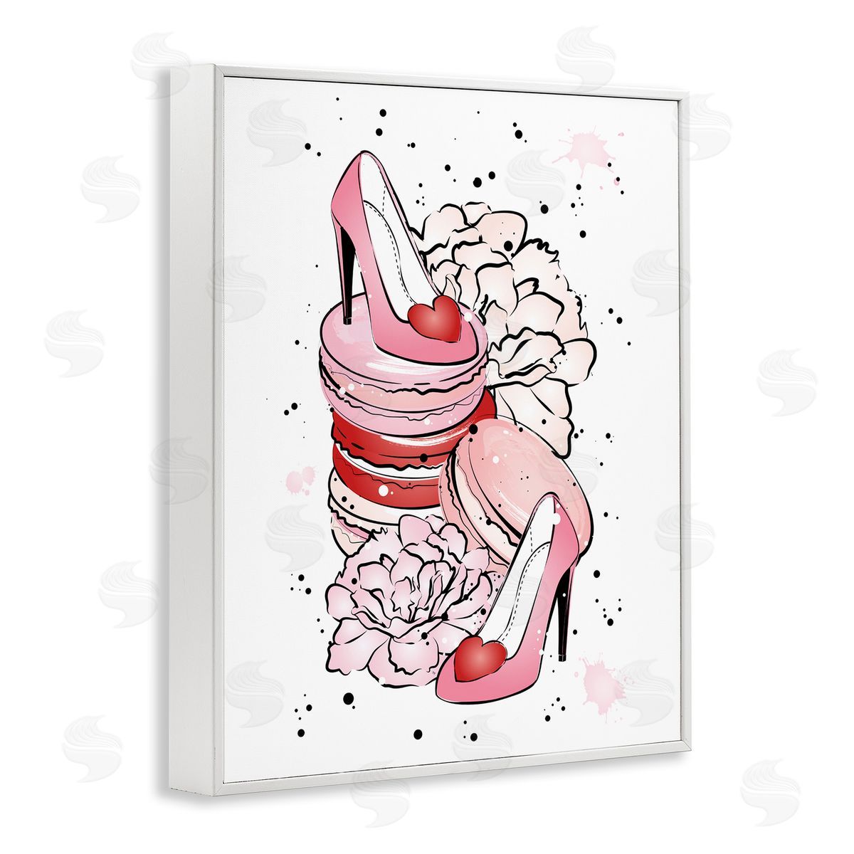 Martina Pavlova Pink Glam Heart Heels Macarons