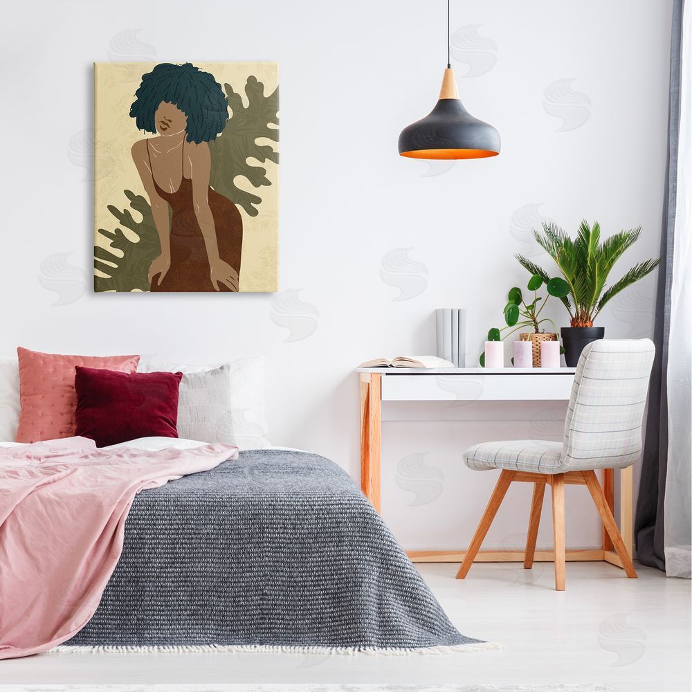 Ziwei Li Boho Woman Botanical Leaf