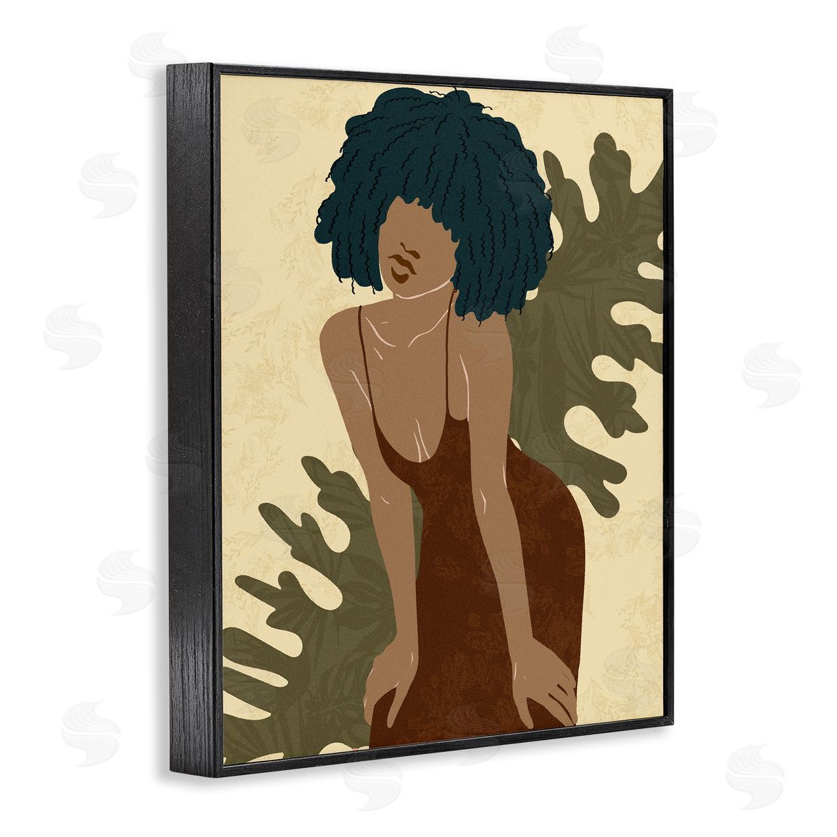 Ziwei Li Boho Woman Botanical Leaf