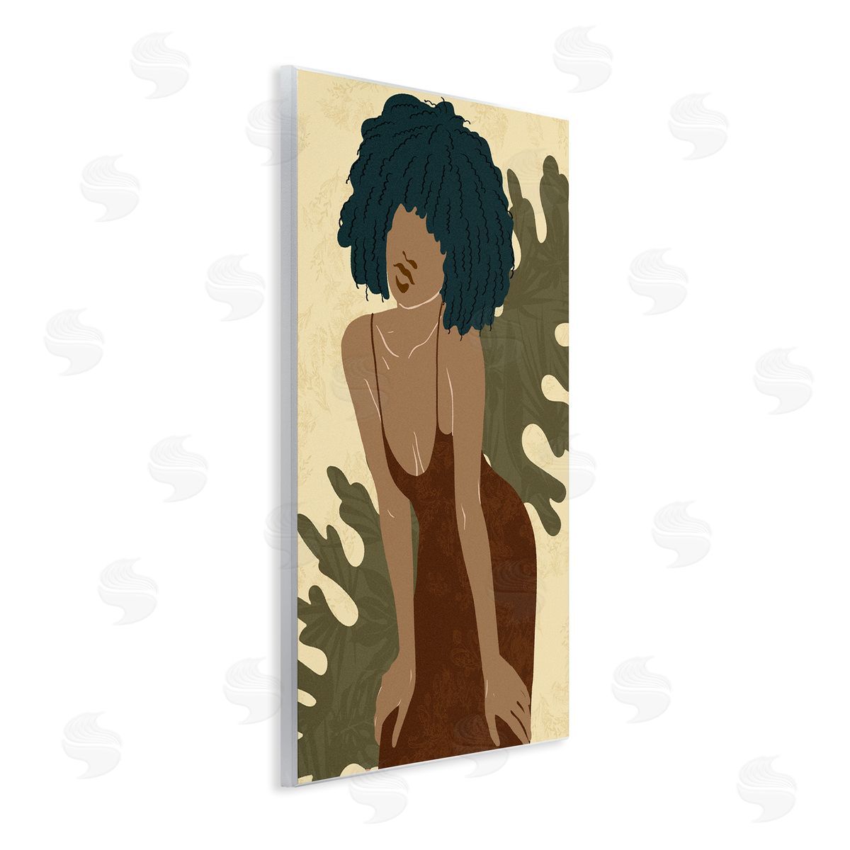 Ziwei Li Boho Woman Botanical Leaf