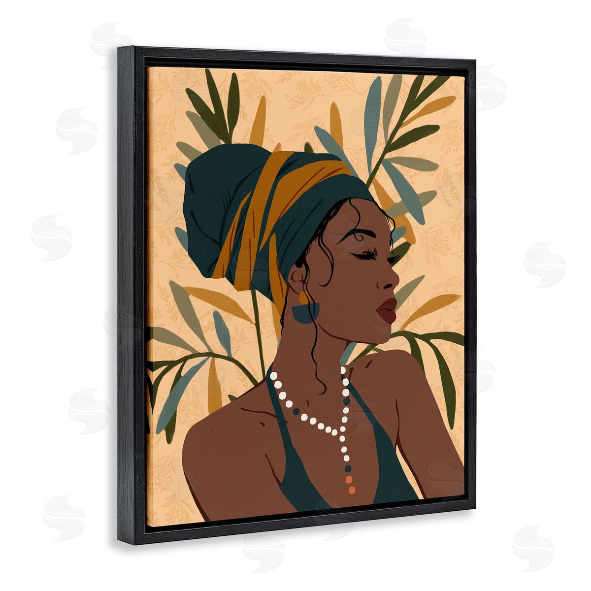 Ziwei Li Bohemian Girl Botanical Leaves