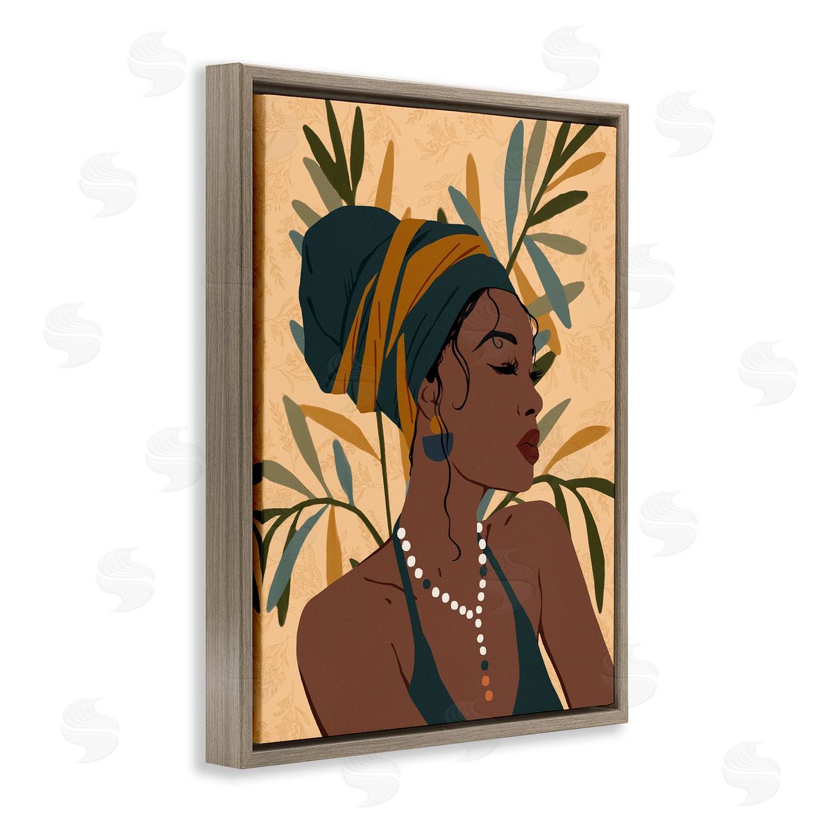 Ziwei Li Bohemian Girl Botanical Leaves