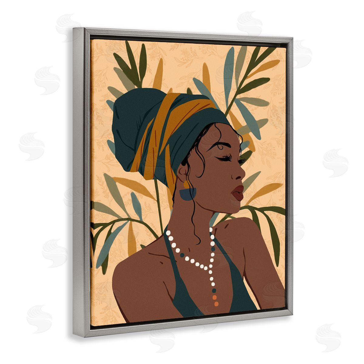 Ziwei Li Bohemian Girl Botanical Leaves
